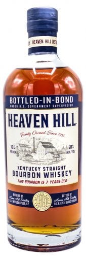Heaven Hill Bourbon Whiskey 7 Year Old, Bottled in Bond 750ml