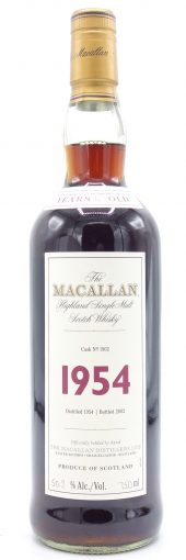 1954 Macallan Scotch Whisky Fine & Rare, 47 Year Old, Cask #1902 750ml