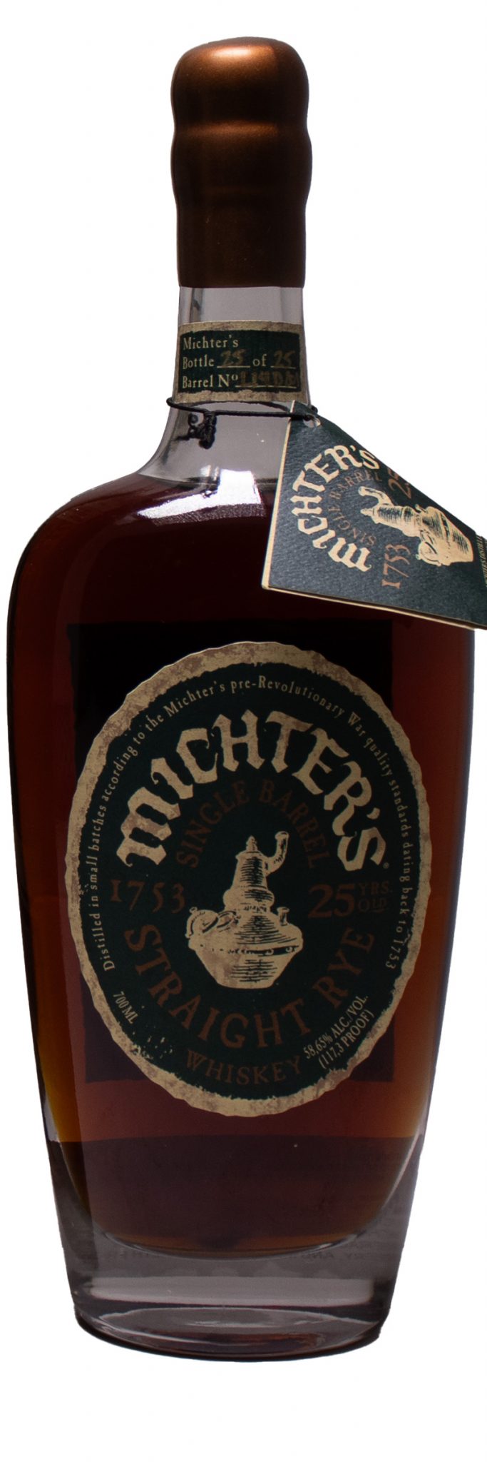 2014 Michter's Rye Whiskey 25 Year Old 750ml